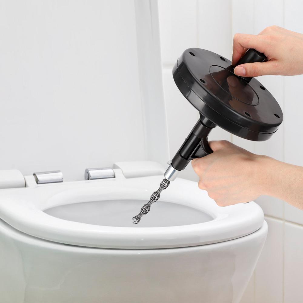 Heavy Duty Pipe Clog Remover Steel Core Hand Dredge Tool Flexible Drain Auger Snake Toilet