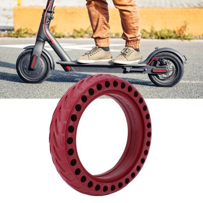   Tire Fit for   M365 M365 Pro Electric Scooter 8.5x2 Rubber Anti Slip Shockproof Scooter Outer   Tire   Red