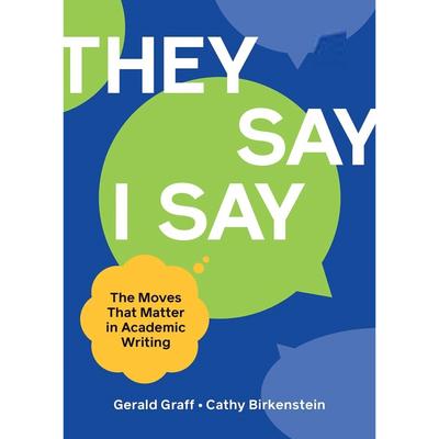 They Say I Say Paperback # UKN1242