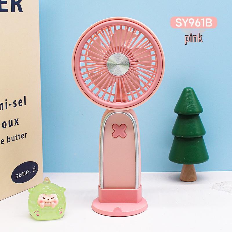 Portable USB Rechargeable Handheld Fan with Custom Logo Custom/Wholesale/Cross-border