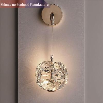 Lampe Suspendue de Chevet Pissenlit en Cristal: Lumière Postmoderne pour Chambre et Entrée