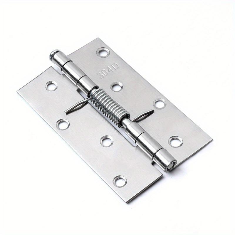 Door Closer Automatic Rebound Hinge Stainless Steel Spring Butt Hinge Hinge Self-Closing Door Return Hinge Factory Wholesale