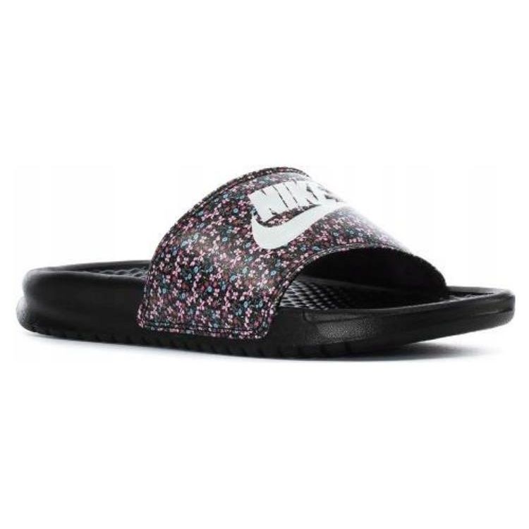 Nike Benassi Comfortable Versatile Quick-Dry Slide Sandals Women Sandals Black 618919-040