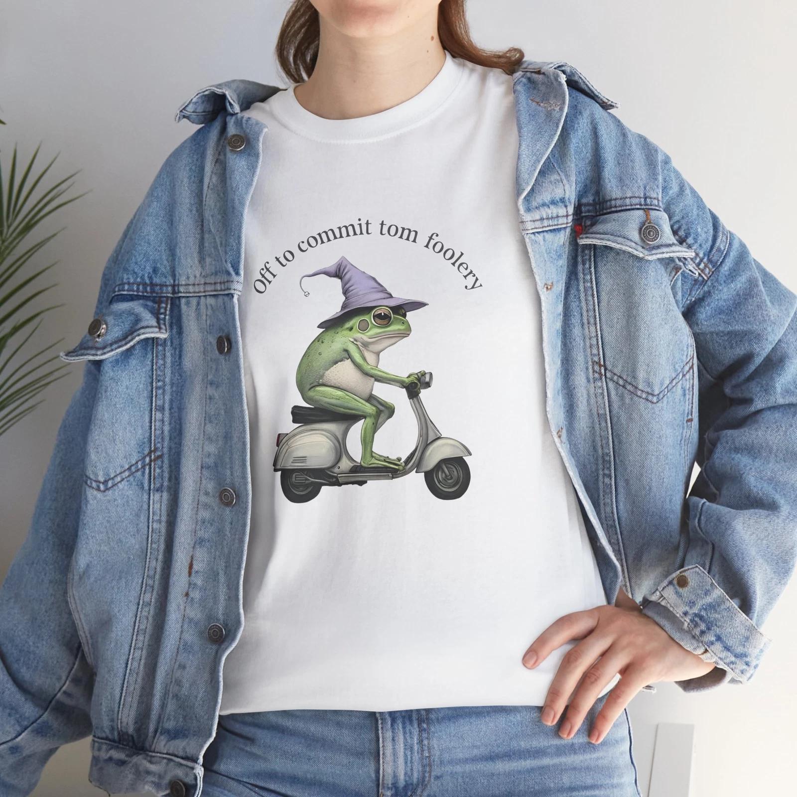 

Funny Frog Tshirt - Edgy & Funny Tee for Fearless Jokers XL