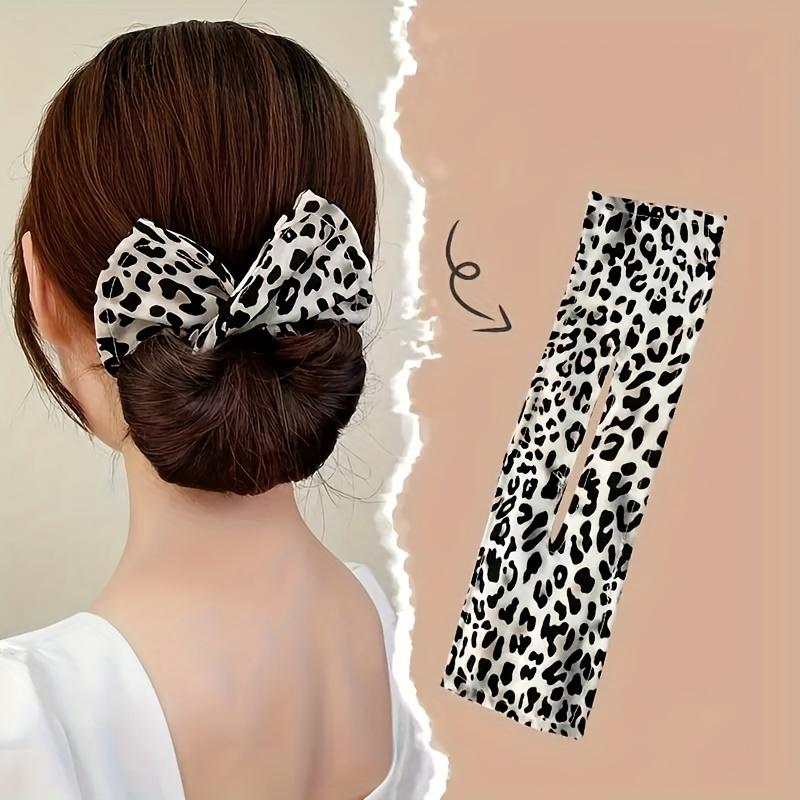 Lazy Twist Clip Ladies Hair Coiler Fluffy Clip Marble Head Coil Hair Tie Hair Pod Head Bow Head Bow Headdress Women Magic Coil Hair Accessories