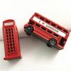 Fridge Magnet Unique Zinc Alloy London Bus Telephone Box Refrigerator Magnets Durabiliy For Home Decoration