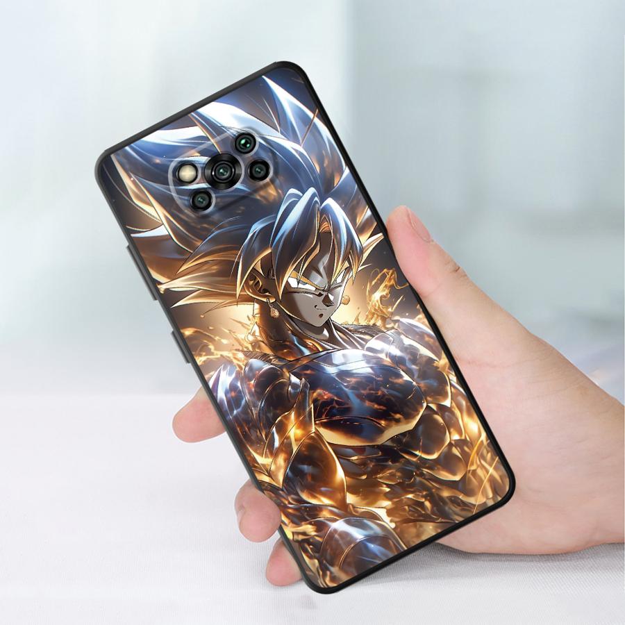 D-ragonS B-allS Goku Funda Phone Cover Case for Xiaomi Poco F8 F3 F1 C71 C75 M7 Pro M3 M4 X7 X3 X4 X5 Pro C50 M5 C61