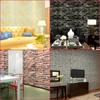 38.5cm*35cm Self-adhesive Panels 3D Brick Pattern Living Room Decoration Home PVC Waterproof Wall Stickers Foam Wallpaper