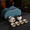 Five Famous Kilns Portable Travel Tea Set, Business Bank Company Event Gifts Can Be Used As Gift Boxes