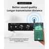 Amplificatore Audio S.M.S.L A12, HiFi a 2 Canali con Bassi e Alti, Amplificatore di Potenza Stereo Classe D Bluetooth 5.0, Chip Infineon-MA12070, per
