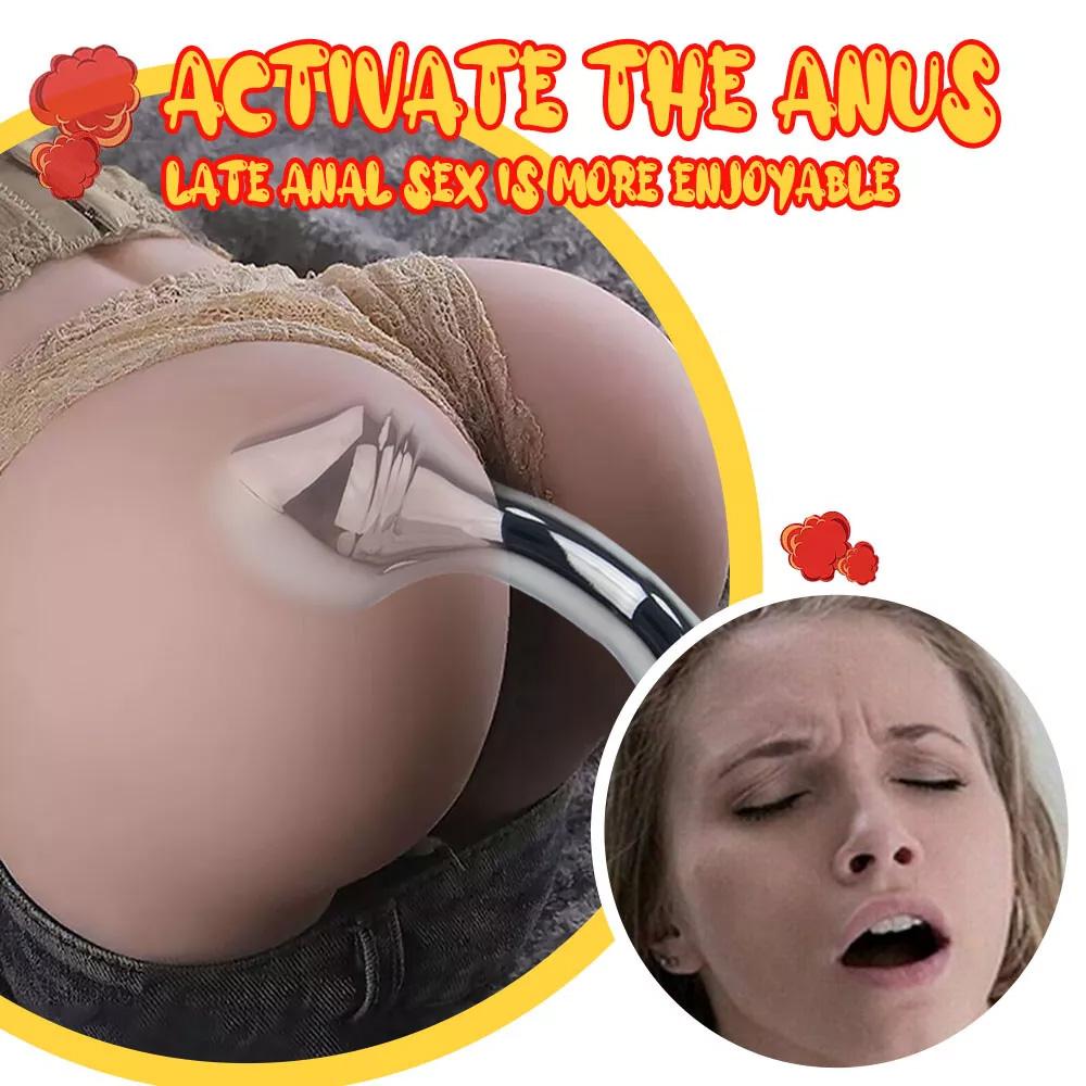 Metal Steel G-spot Anal Butt Plug Prostate Massager Probe Sex Toys for Men Women