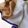 Spring Summer Thin Breathable TOP Quality Versatile 100% Silk Women Scarf  Fashion Trips Decorative Square Ladies Neck Scarf