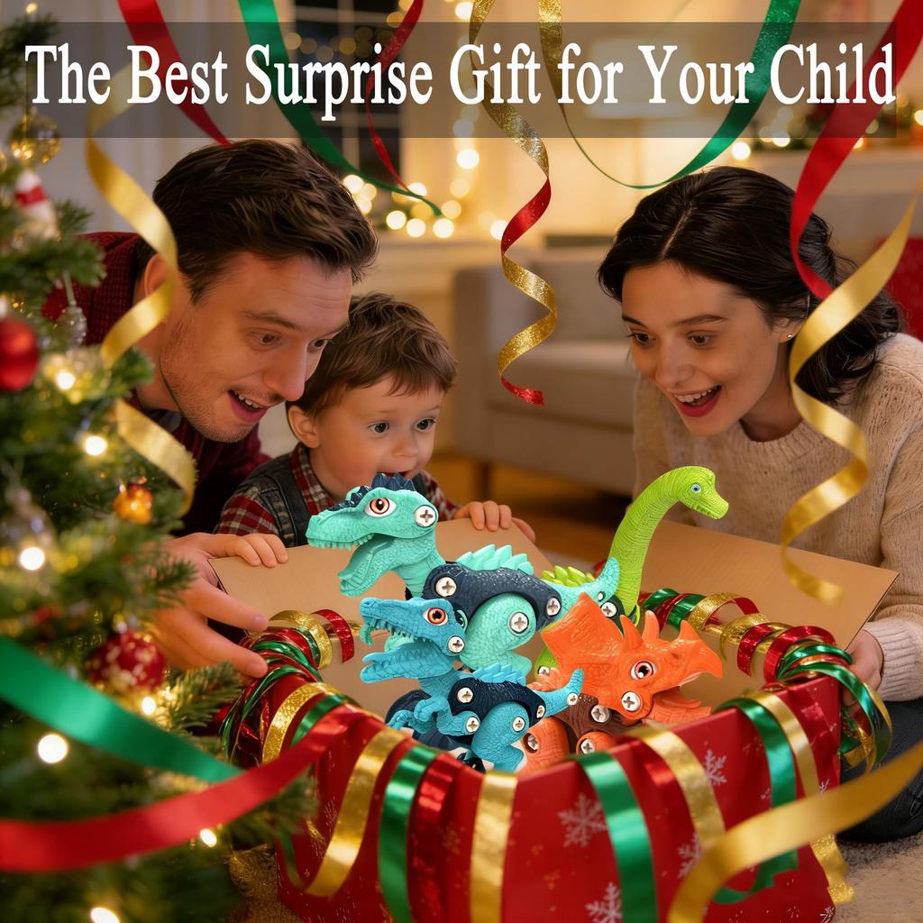 Children's Dinosaur Building Block Toy, Educational Assembly Toy, Dinosaur Theme, Ideal Birthday Gift For Girls Aged 3-8.