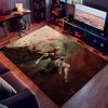 Game E-ELDEN R-RING Print Area Rug-Soft,Washable Non-Slip Indoor Mat Office Chairs,Living Room,Home Office Decorative Rug