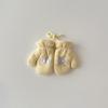 Fashion Baby Mittens Cute Floral Print Lace Winter Mittens for Girl Warm Plush Lined Thermal Toddler Kids Mittens