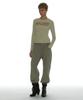 PARTIMENTO WOMEN 93 Studded Printed Long Sleeve Tee_Cream