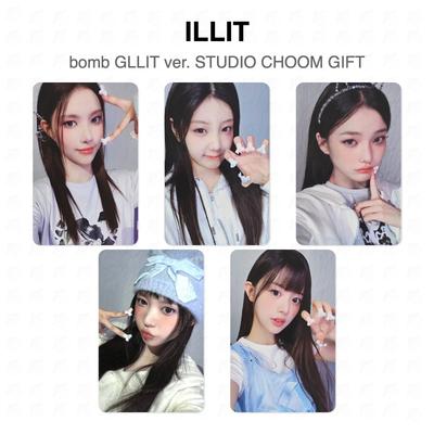 ILLIT Bombe GLLIT ver. STUDIO CHOOM GESCHENK Offizielle Fotokarte