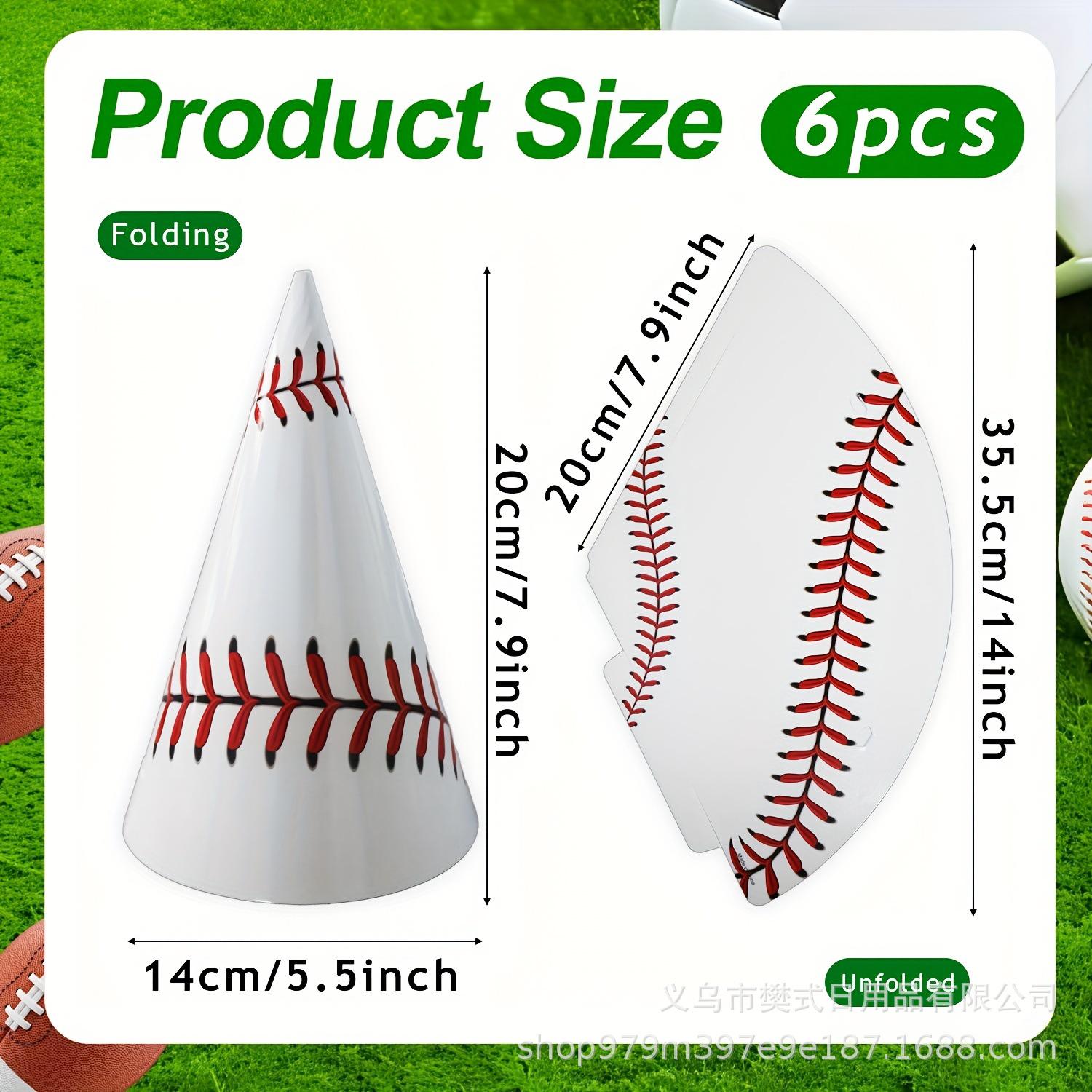 Baseball-Themed First Birthday Party Hats One Size