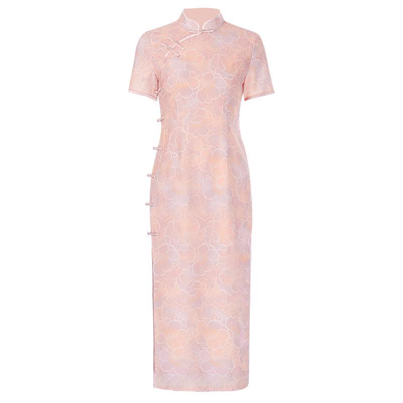 Seeking Agents: New Summer Retro Chinese Cheongsam Dress for Women