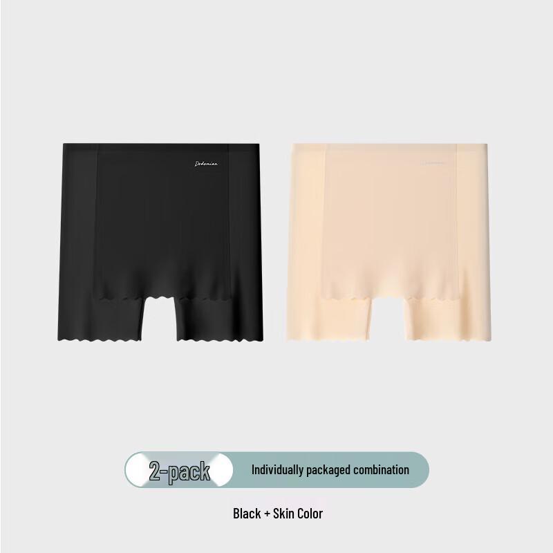

Women s Ice Silk Seamless Anti-Exposure Safety Shorts - 2 Pack