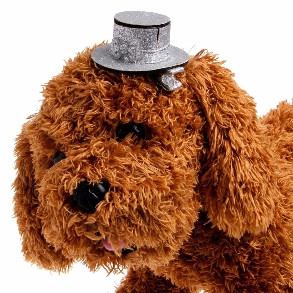 1 Stück Hundeaccessoires Krone Schleifen Haarspangen Bunte Kleine Haarnadel Stoff Haustier Kopfschmuck Baby Lieblicher Kopfschmuck