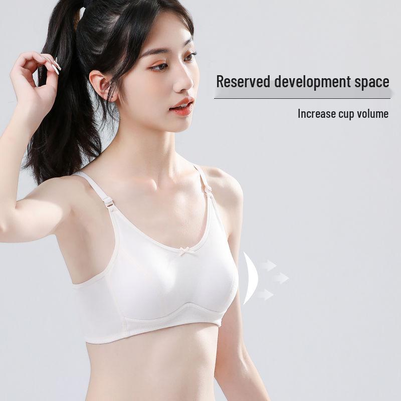 

Girls Cotton Sports Vest Bra - Student Edition 90/2XL [115-135 lbs] синій
