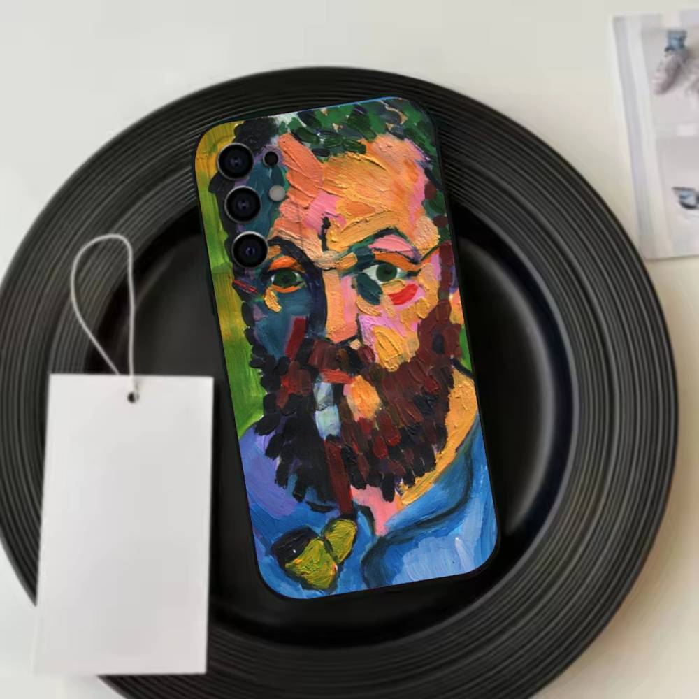 Oil painting mechanism  Phone Case For Samsung S25,S24,S21,S22,S23,S30,Ultra,S20,Plus,Fe,Lite,Note,10,Black Cover