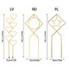 Iron Garden Stake Suitable For Climbing Flowers Decorative Plant Support Weather Resistant Metal Trellis Simple Assembly