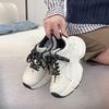 Fried Street Dad Shoes Women's Platform 2025 New Spring Explosion Super Good-looking Versatile Height Increase 6cm Sports and Leisure Shoes