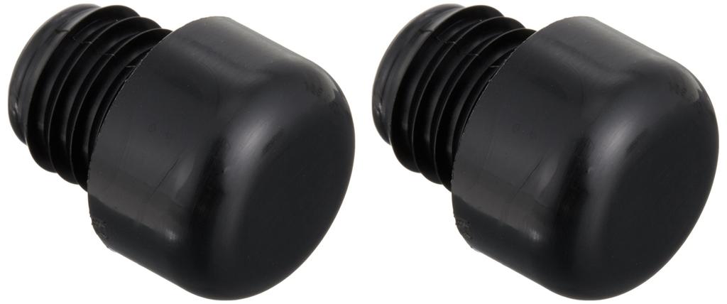 Kijima Ponteira de Guidão Nylon Diâmetro Interno 14mm Preto Conjunto de