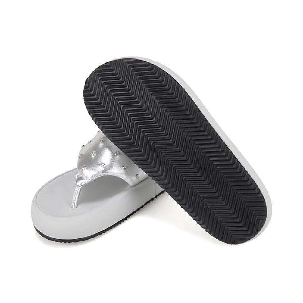 Barbara Leather Minimal Shape Women S Sandal 3.5cm 2colorS Bbj321