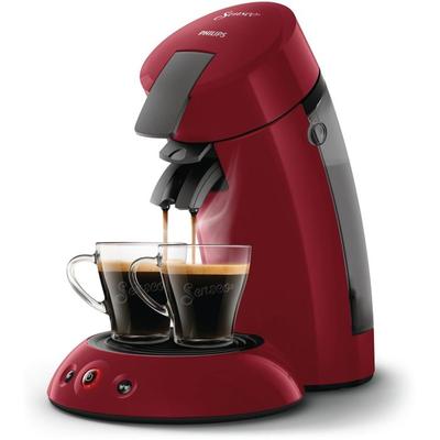 Pod Coffee Machine - PHILIPS - SENSEO ORIGINAL HD6553/81 - Aroma Booster - Crema Plus - Red