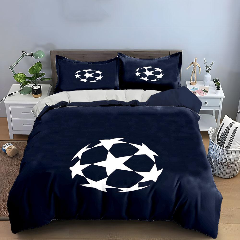 White stars circular pattern. Bedding sets Duvet cover sets Duvet covers Pillowcases(1 * Duvet Cover 2 * Pillowcases, without duvet insert)
