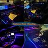 Car LED Strip Light Acrylic Interior LED Lights with Music Sync Dynamic Rainbow Dream Color Chasing for Car Ambient Lighting Kit