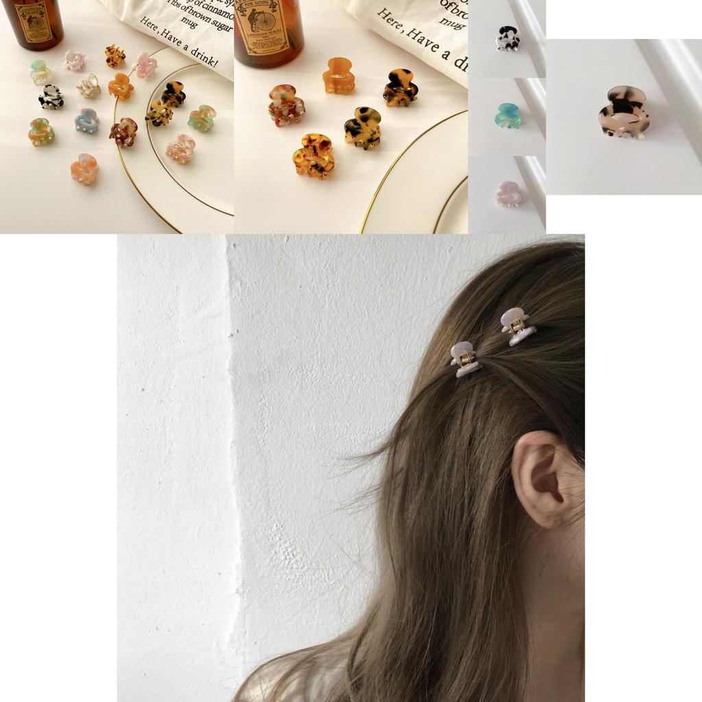 Charming Floral Patterned Hair Claw Clip For Chic Fashionable Women In Vibrant Colors