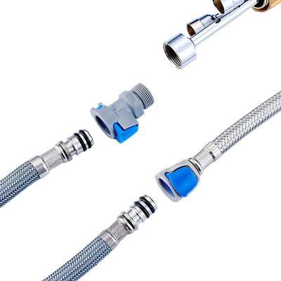 M10 To M15*1 Quick Connect Hose Connector Kitchen Faucet Hose Connector Water Hose Pipe Tap Connector Faucet Adapter