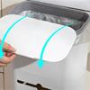 Wall Mounted Hanging Trash Bin with Sliding Lid Anti-odor Organization Box Accessory for Indoor Outdoor Traveling