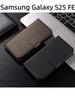For Samsung Galaxy S25 FE / S26 FE Case Diamond Pattern Card Slot Soft Silicone External Leather Support Function Flip Cover Attraction Closure
