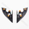 Baificar Brand New  Triangle Head Tweeter Speakers Car Audio Trumpet Tweeter With Wire For 2017 Kia K2 RIO