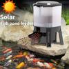 New Timer Fish Pond Fishpond Intelligent Timing Feeding Device Adjustable Solar Automatic Aquarium Feeder Digital Food Dispenser