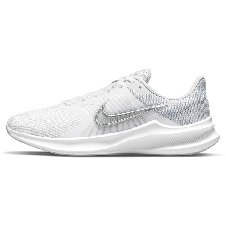 (WMNS) Nike Downshifter 11 White Metallic Silver Women s CW3413-100 EU 37.5