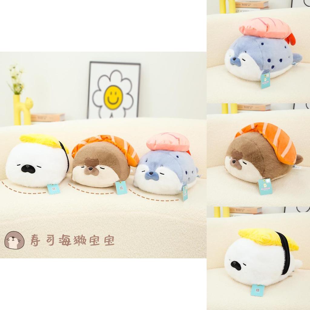 Lovable Sea Otter Plush Toy With Soft Pp Cotton For Kids Birthday Gift