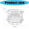 Manual Garlic Twisters Mincer Crusher Kitchen Hand Press with Clear Detachable Body for Garlic, Gingers and Everyday Cooking Prep