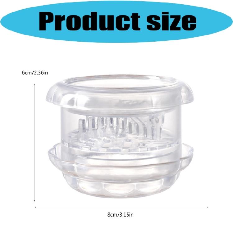 Manual Garlic Twisters Mincer Crusher Kitchen Hand Press with Clear Detachable Body for Garlic, Gingers and Everyday Cooking Prep