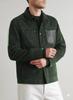 Biker Suede Genuine Soft Fit Green Lambskin Leather Jacket Motorcycle Men's Handmade