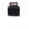 25mm Air Intake Filter 1" Inlet Dia Air Intake Cone Universal Filter Parts with Adjustable Clamp (Black)
