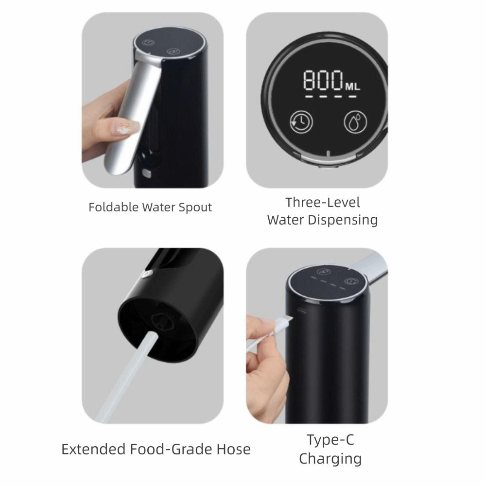 USB Charging Electric Water Dispenser Pump Foldable Spout Water Bottle Dispenser Desktop