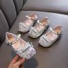 Autumn New Style Ladylike Baby Girl Girls' Princess Rhinestone Pearl Flat Shoes, Leather Shoes, Dance Performance Shoes