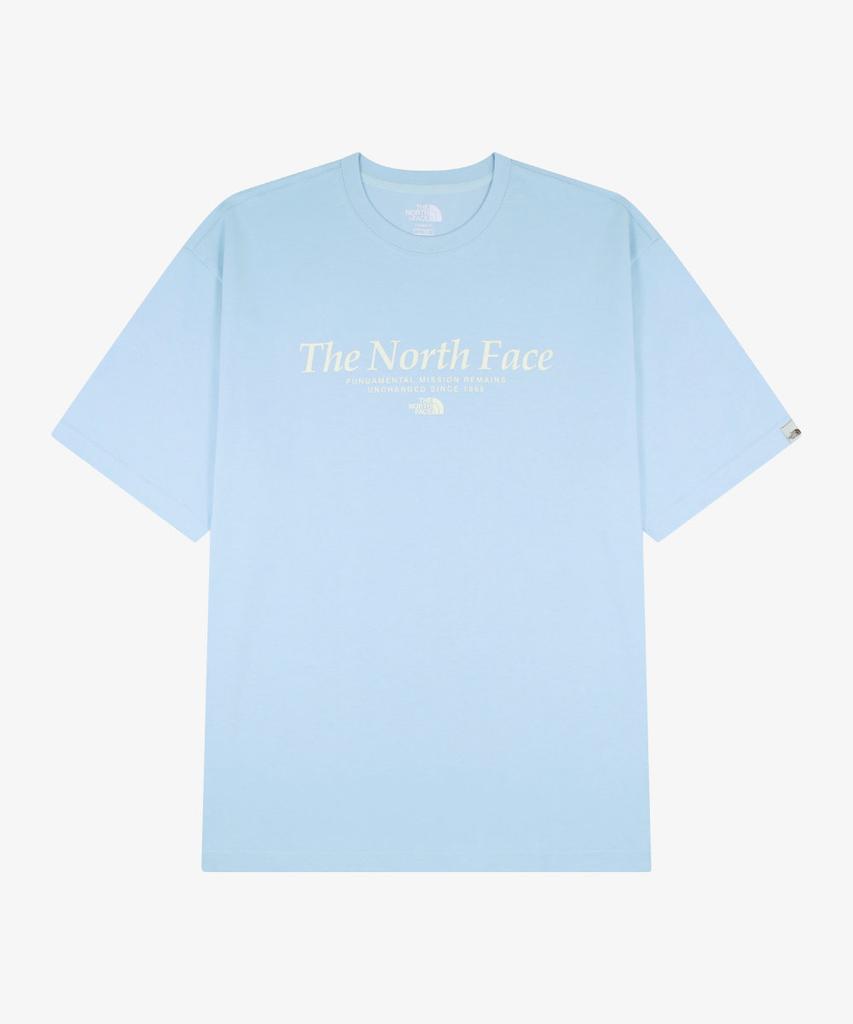 Noseupeiseu Nt7Us10M Signature Short Sleeve T-Shirt Light Blue