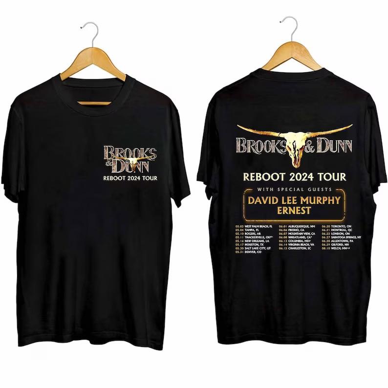 Brooks & Dunn 2024 Tour Shirt For Fan, Brooks And Dunn Vintage Country Concert Unisex T-Shirt S